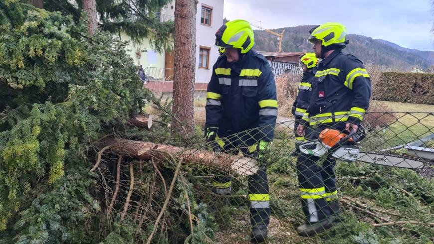 Sturm „Nadia“ auch in Pernitz präsent -Teil 1