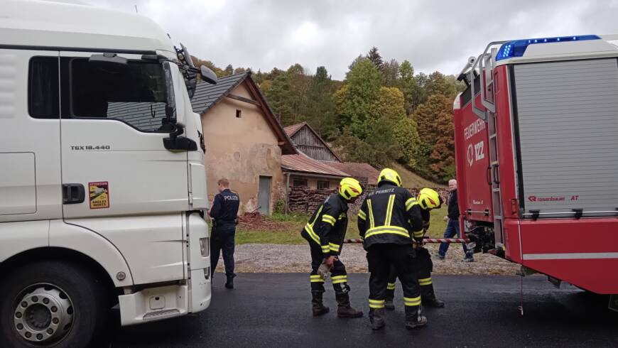 LKW – BERGUNG IN FEICHTENBACH