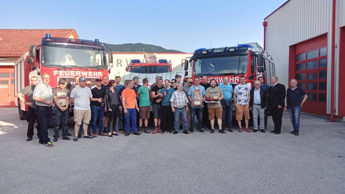 GEBURTSTAGSFEIER ZUM „RUNDEN“ DES PERNITZER FEUERWEHRKOMMANDANTEN JOSEF PANZENBÖCK