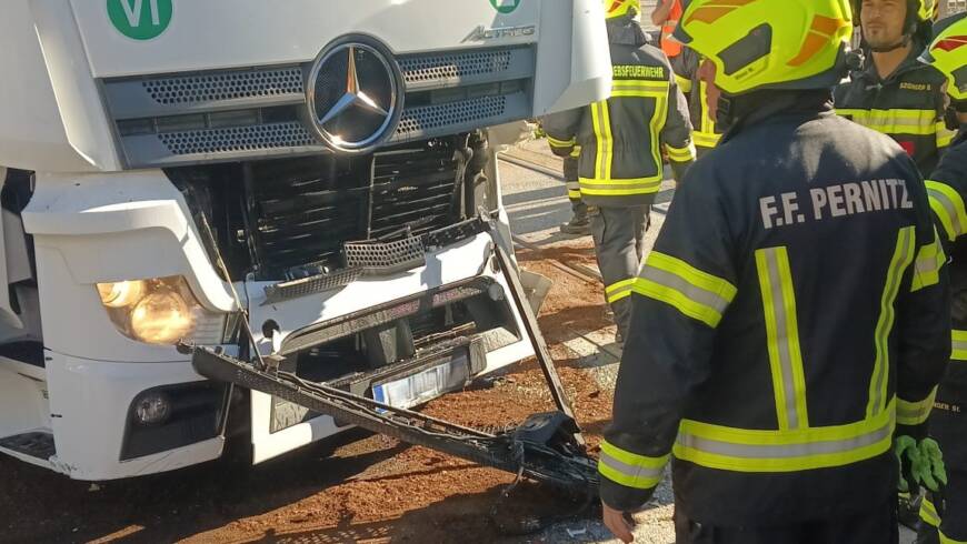 LKW-Unfall in Ortmann