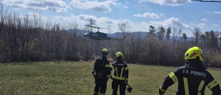 FF Pernitz bei Landesflugdienstübung in Fahrafeld