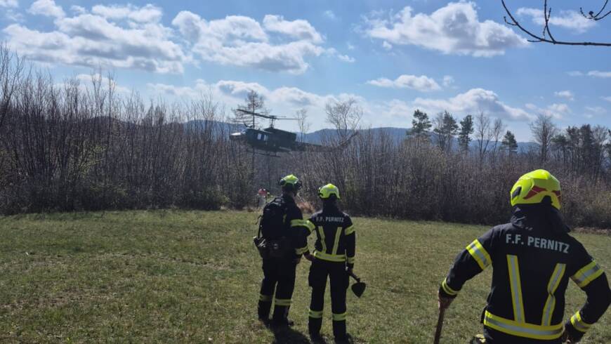 FF Pernitz bei Landesflugdienstübung in Fahrafeld