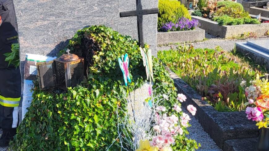 Kleiner Brand beim Friedhof