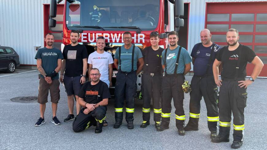 Erste „60er-Übung“ bei der FF Pernitz