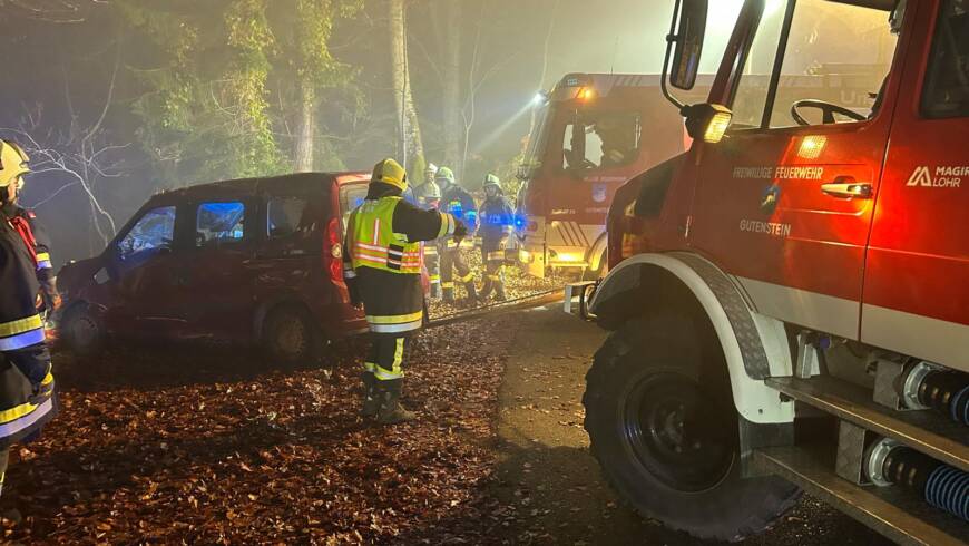 Verkehrsunfall mit Menschenrettung – Mariahilfberg