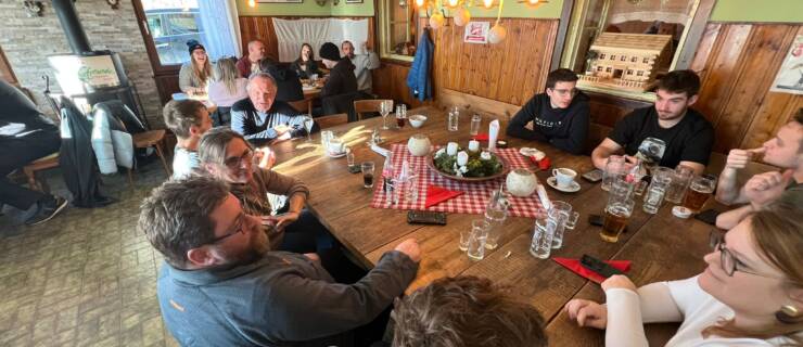 Weihnachtsfeier der FF Pernitz im Schutzhaus Waxeneck
