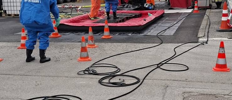 Schadstoffeinsatz im Papierwerk Essity in Ortmann