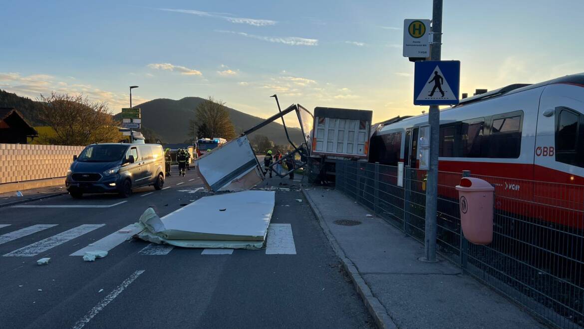 Verkehrsunfall mit Zugbeteiligung