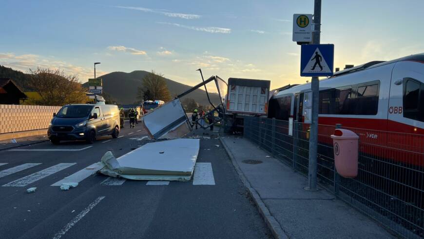 Verkehrsunfall mit Zugbeteiligung