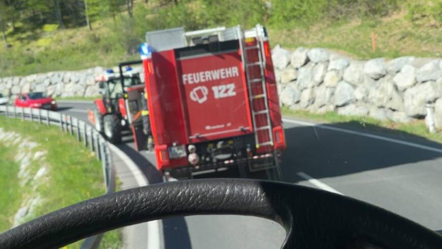 Bergung eines Motorrades zwischen Reichenthal und Pernitz