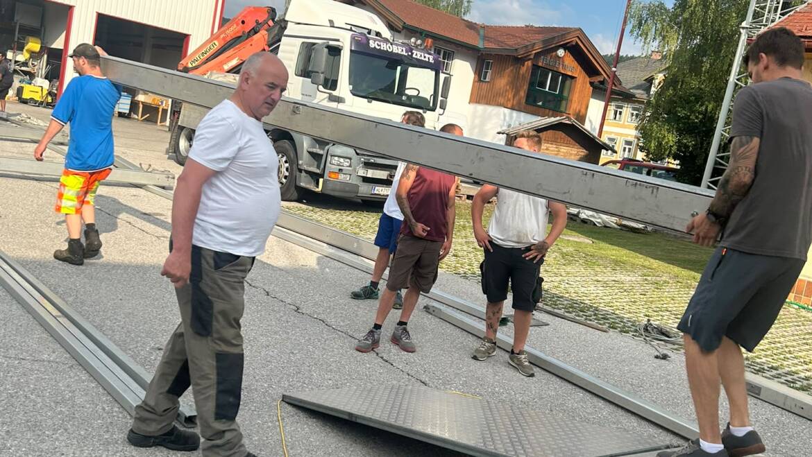 Vorbereitungen für unser 140-jähriges Jubiläumsfest