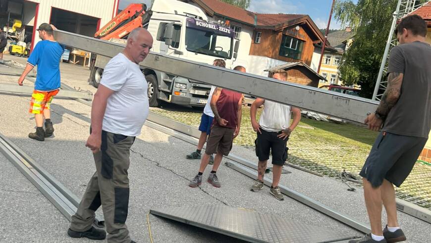 Vorbereitungen für unser 140-jähriges Jubiläumsfest