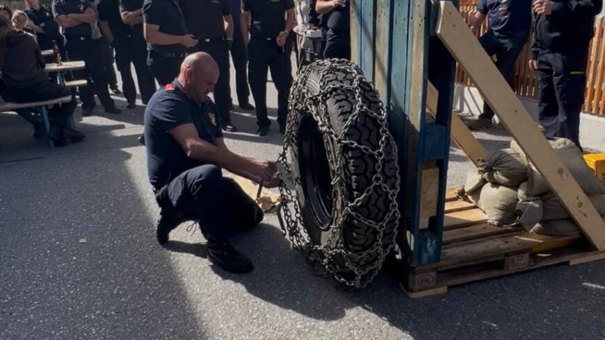 Geschicklichkeitsfahren bei der FF Neusiedl